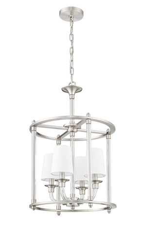 Z-Lite - 1950-4C-BN - Four Light Chandelier - Katerina - Brushed Nickel