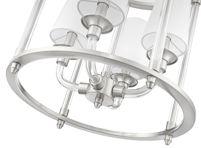 Z-Lite - 1950-4C-BN - Four Light Chandelier - Katerina - Brushed Nickel