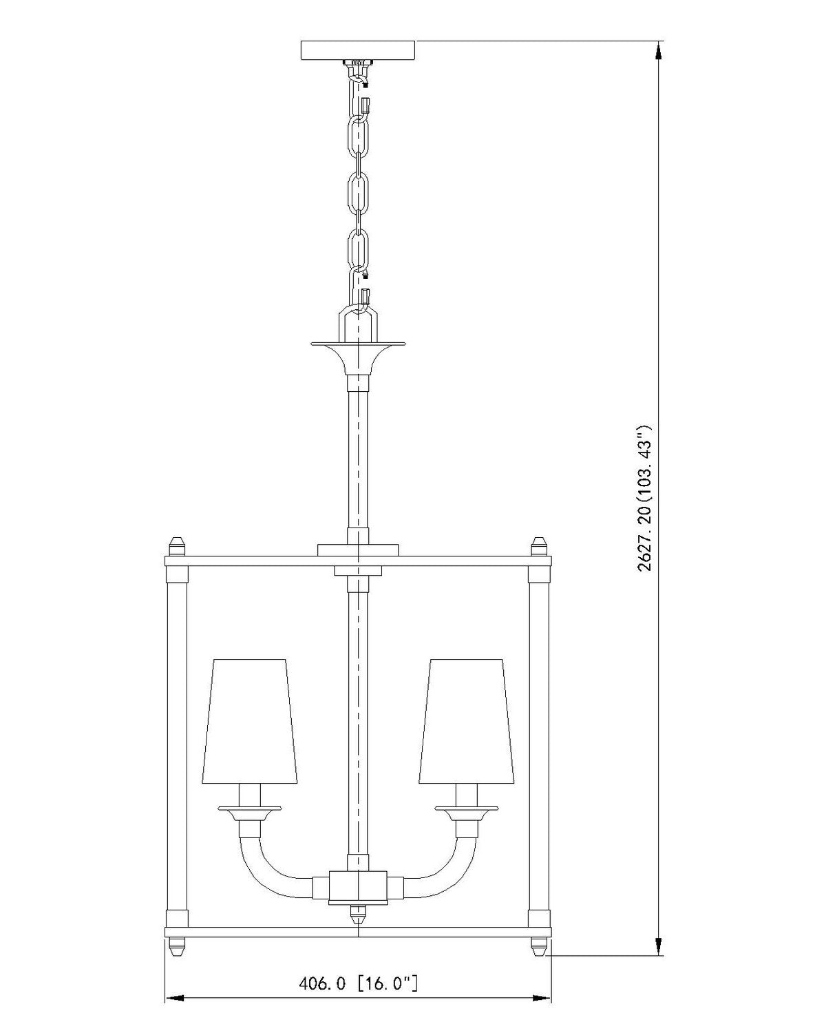 Z-Lite - 1950-4C-BN - Four Light Chandelier - Katerina - Brushed Nickel