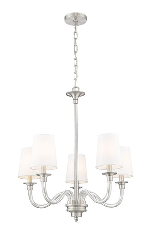 Z-Lite - 1950-5BN - Five Light Chandelier - Katerina - Brushed Nickel