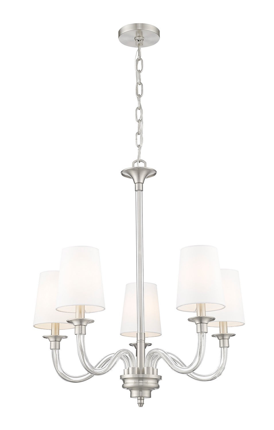 Z-Lite - 1950-5BN - Five Light Chandelier - Katerina - Brushed Nickel