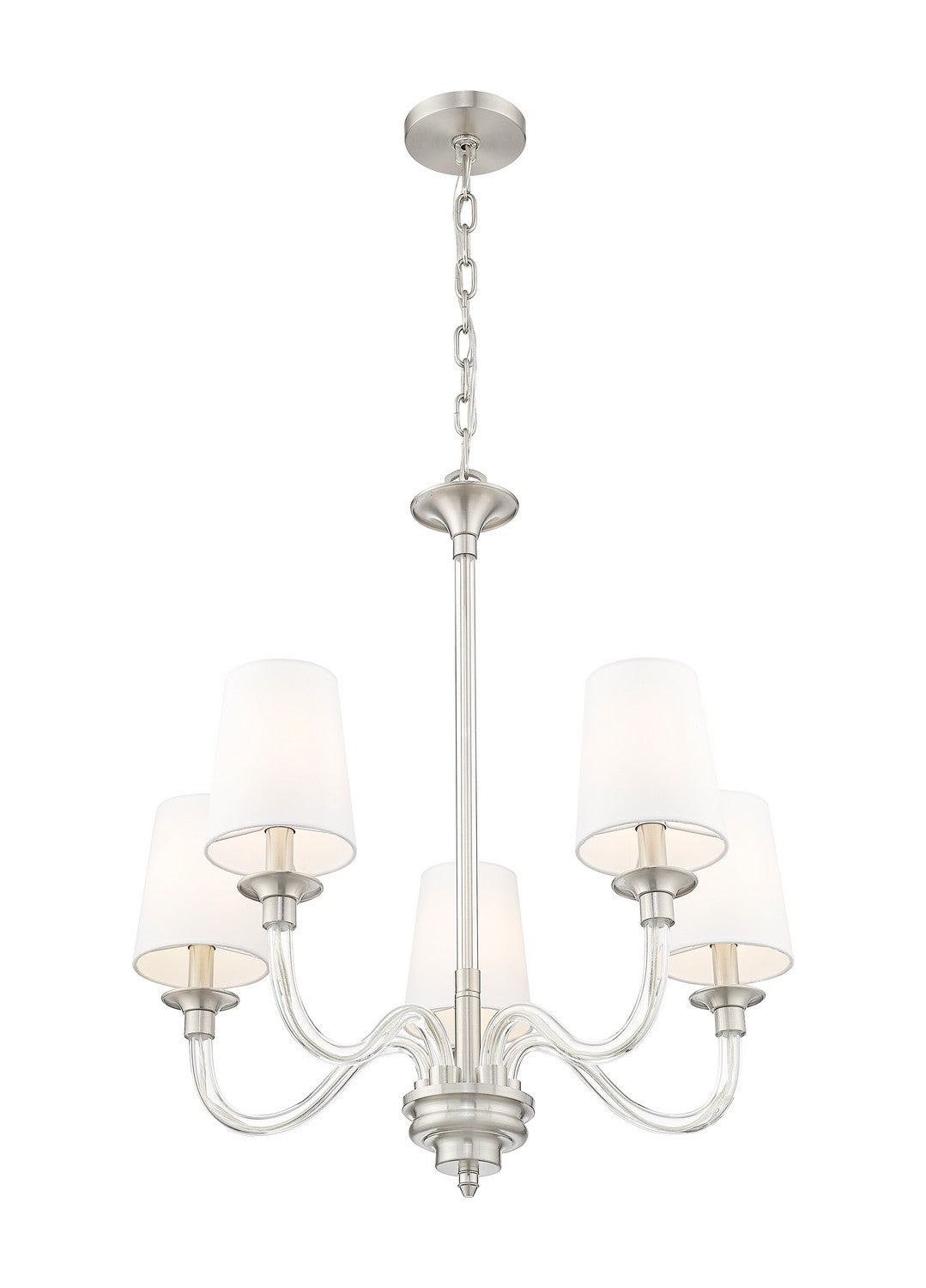 Z-Lite - 1950-5BN - Five Light Chandelier - Katerina - Brushed Nickel