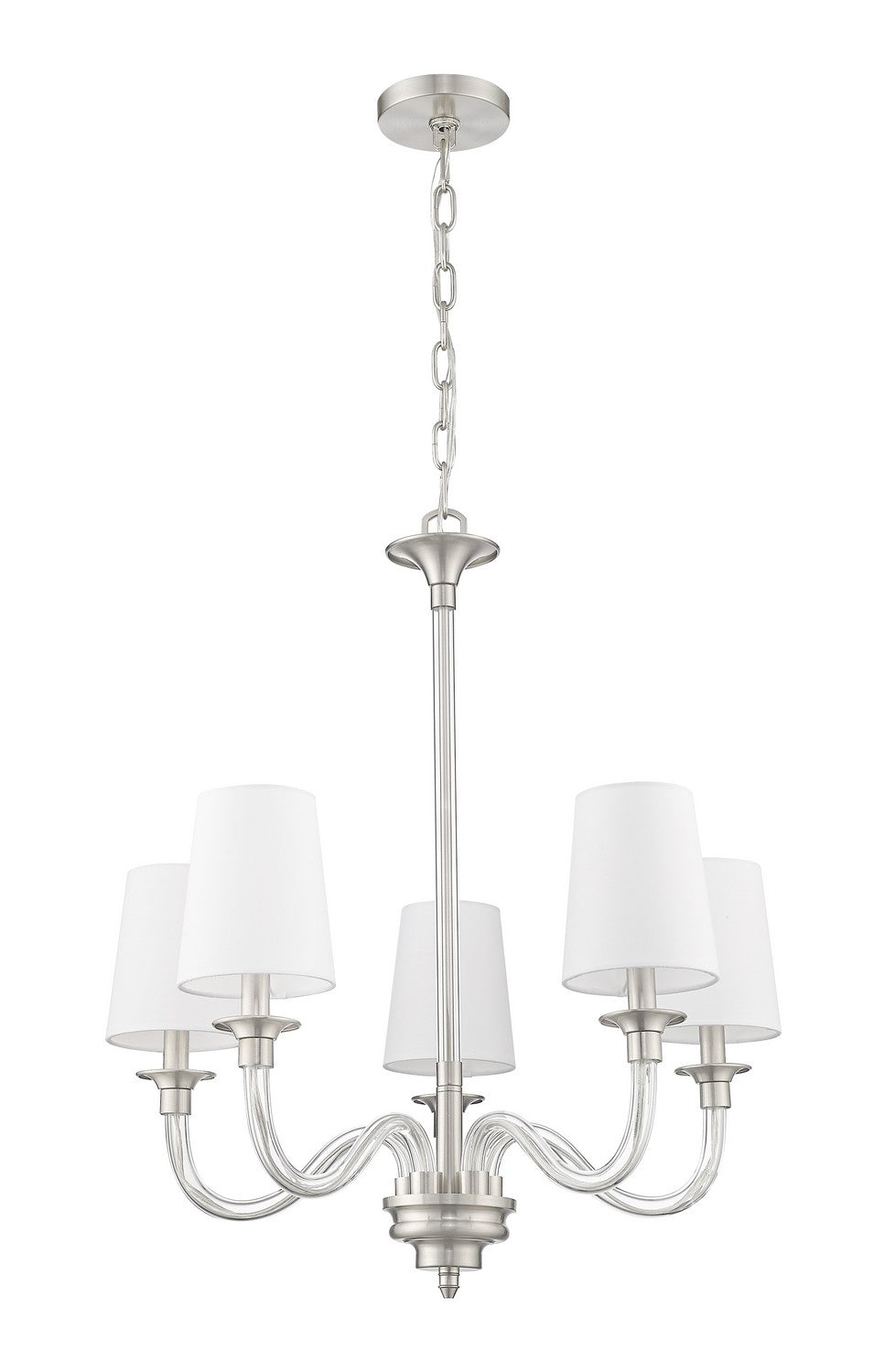 Z-Lite - 1950-5BN - Five Light Chandelier - Katerina - Brushed Nickel