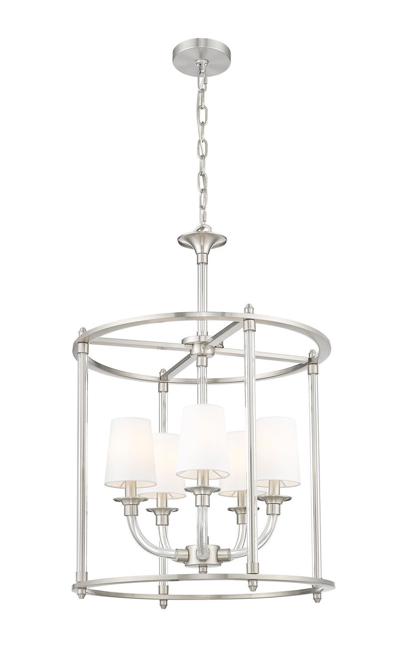 Z-Lite - 1950-5C-BN - Five Light Chandelier - Katerina - Brushed Nickel