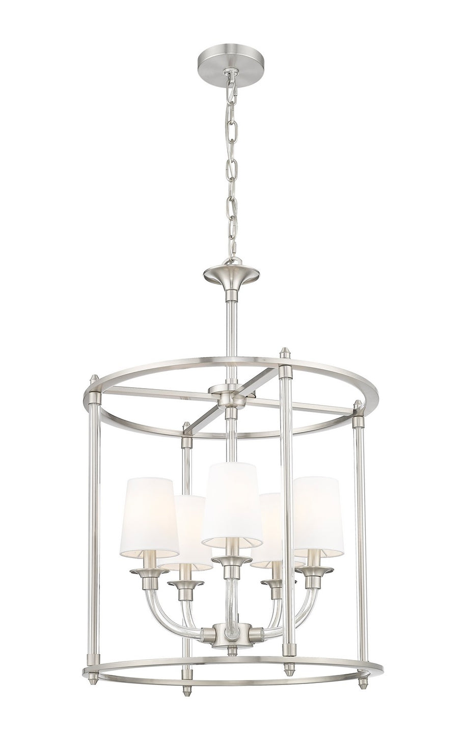 Z-Lite - 1950-5C-BN - Five Light Chandelier - Katerina - Brushed Nickel