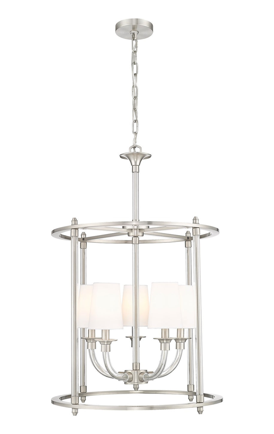 Z-Lite - 1950-5C-BN - Five Light Chandelier - Katerina - Brushed Nickel