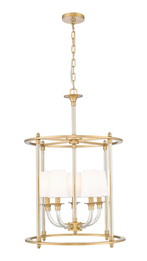 Z-Lite - 1950-5C-RB - Five Light Chandelier - Katerina - Rubbed Brass