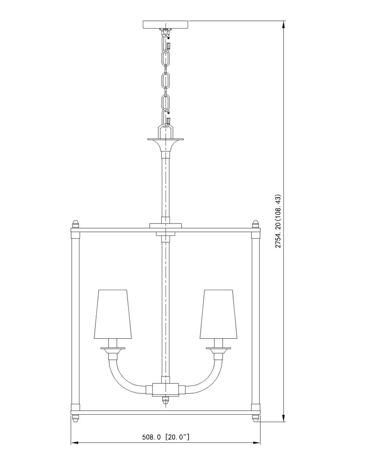 Z-Lite - 1950-5C-RB - Five Light Chandelier - Katerina - Rubbed Brass