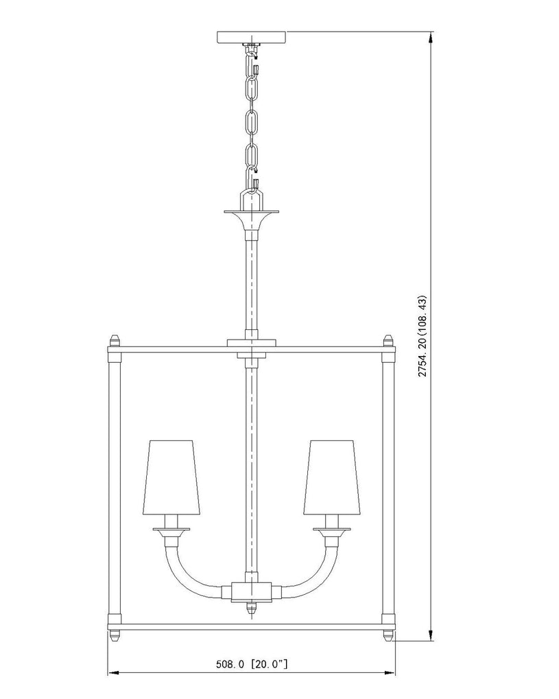 Z-Lite - 1950-5C-RB - Five Light Chandelier - Katerina - Rubbed Brass