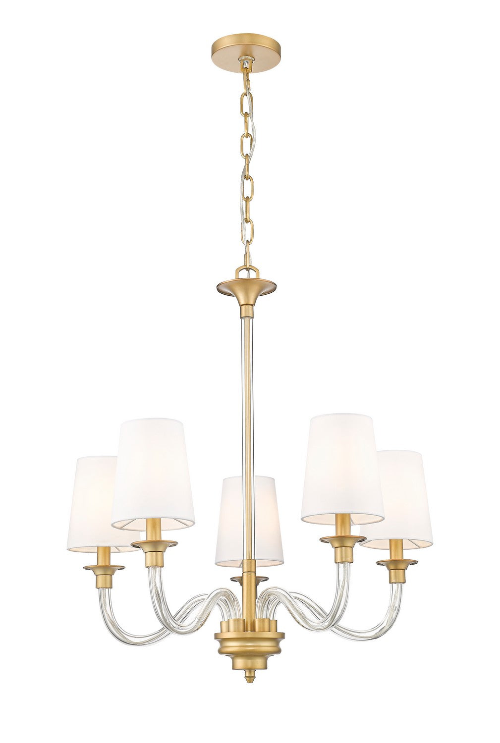 Z-Lite - 1950-5RB - Five Light Chandelier - Katerina - Rubbed Brass