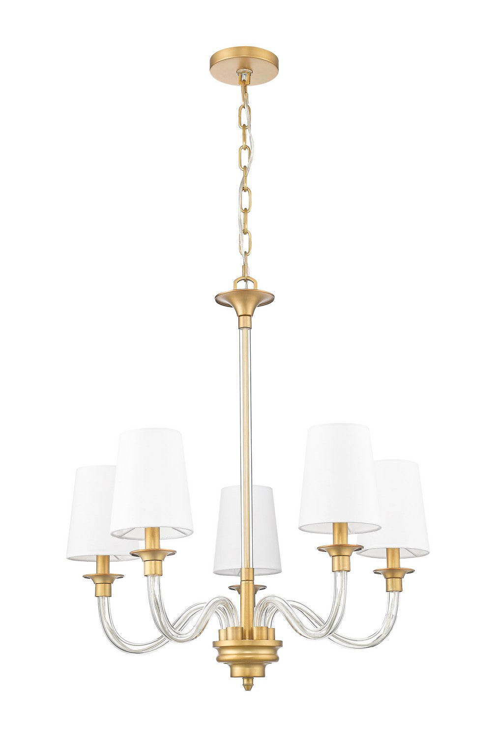 Z-Lite - 1950-5RB - Five Light Chandelier - Katerina - Rubbed Brass
