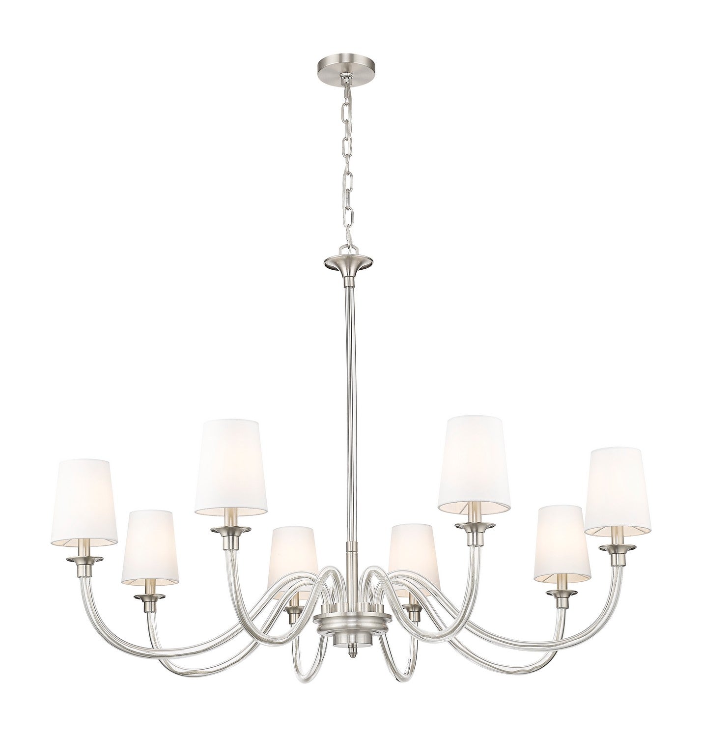 Z-Lite - 1950-8BN - Eight Light Chandelier - Katerina - Brushed Nickel