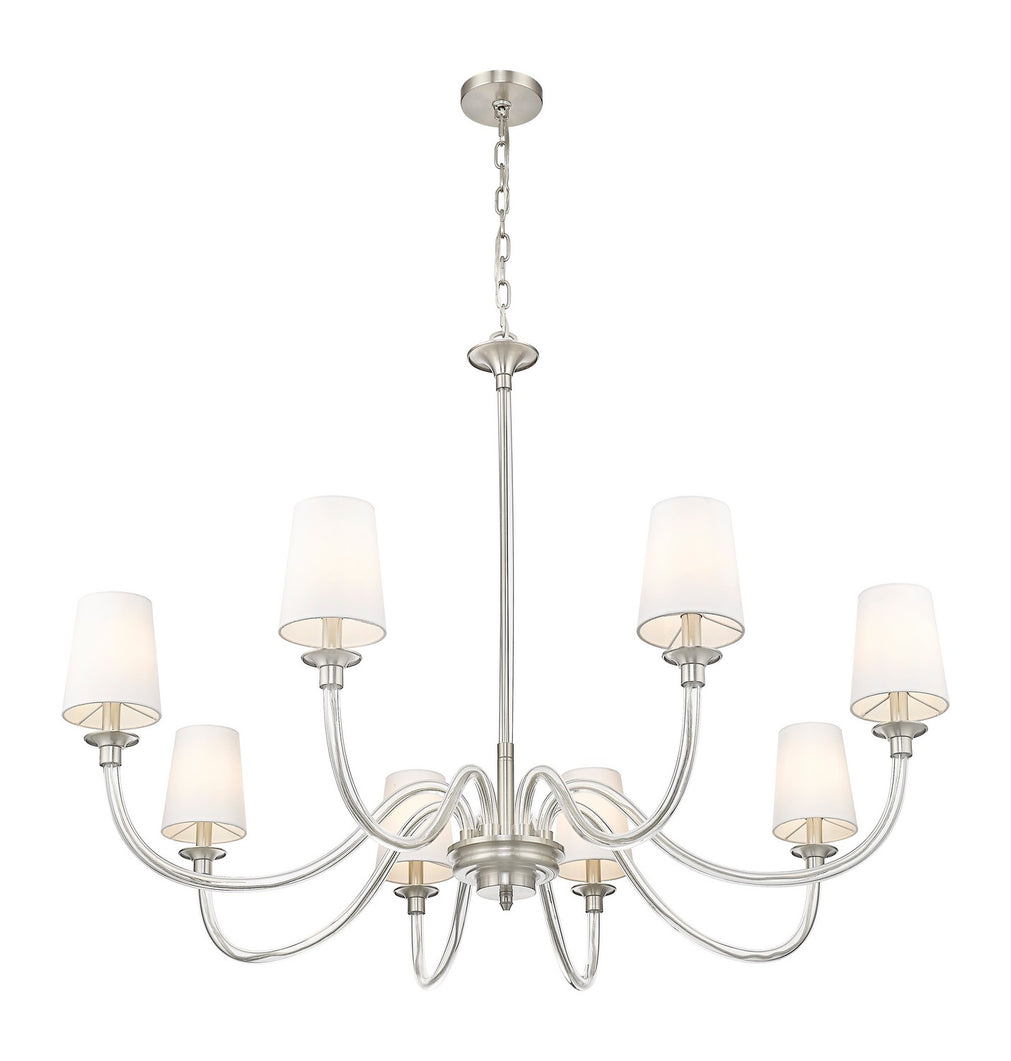 Z-Lite - 1950-8BN - Eight Light Chandelier - Katerina - Brushed Nickel