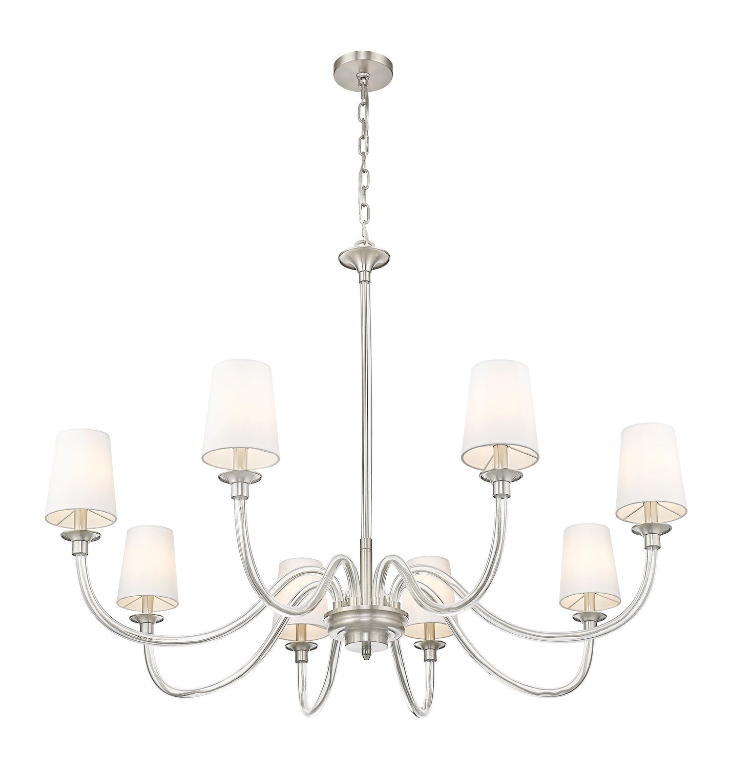 Z-Lite - 1950-8BN - Eight Light Chandelier - Katerina - Brushed Nickel