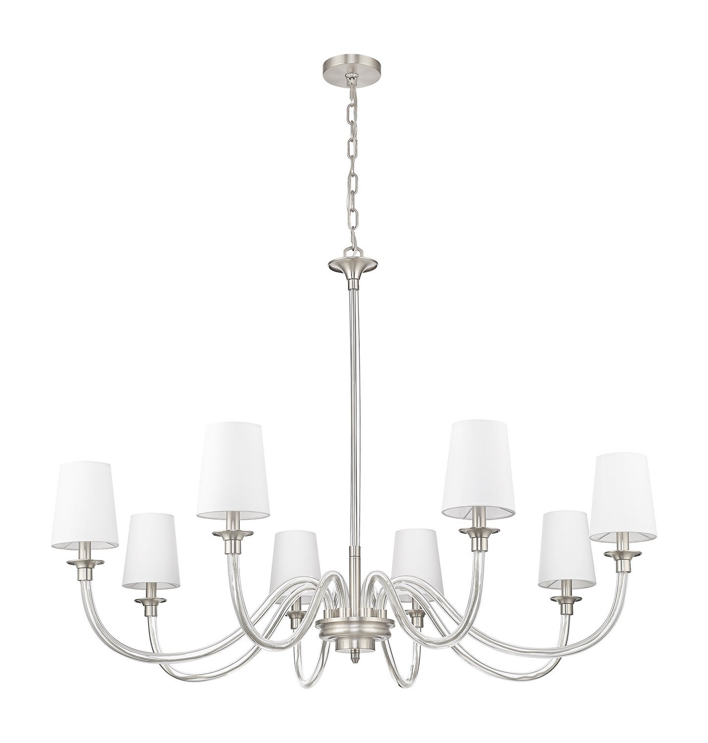 Z-Lite - 1950-8BN - Eight Light Chandelier - Katerina - Brushed Nickel
