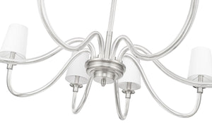 Z-Lite - 1950-8BN - Eight Light Chandelier - Katerina - Brushed Nickel
