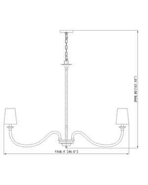 Z-Lite - 1950-8BN - Eight Light Chandelier - Katerina - Brushed Nickel