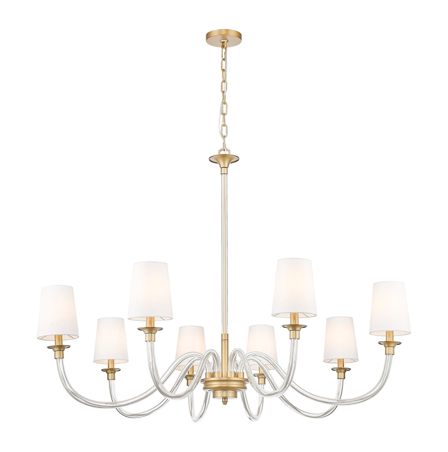 Z-Lite - 1950-8RB - Eight Light Chandelier - Katerina - Rubbed Brass