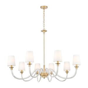 Z-Lite - 1950-8RB - Eight Light Chandelier - Katerina - Rubbed Brass