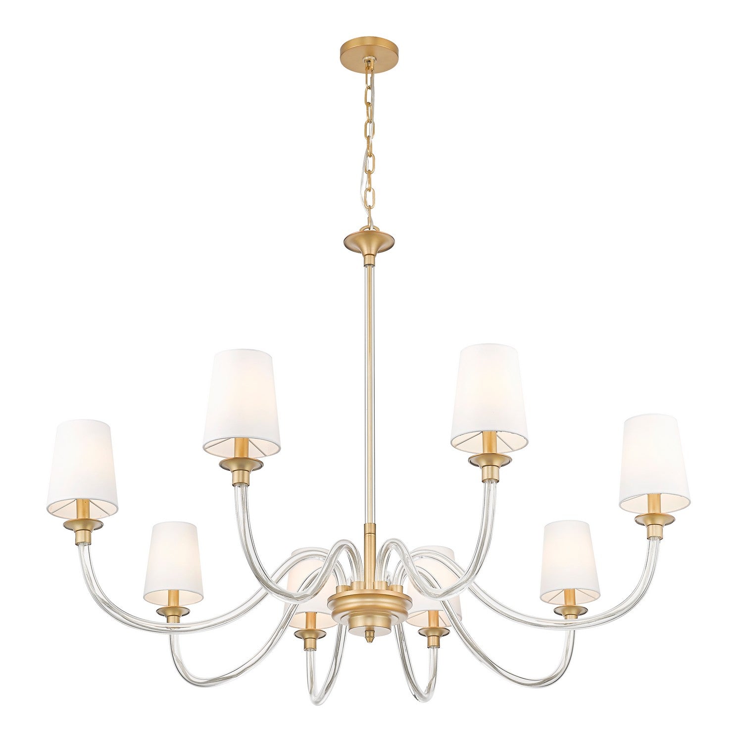 Z-Lite - 1950-8RB - Eight Light Chandelier - Katerina - Rubbed Brass