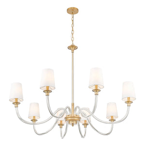 Z-Lite - 1950-8RB - Eight Light Chandelier - Katerina - Rubbed Brass