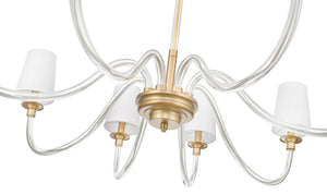 Z-Lite - 1950-8RB - Eight Light Chandelier - Katerina - Rubbed Brass