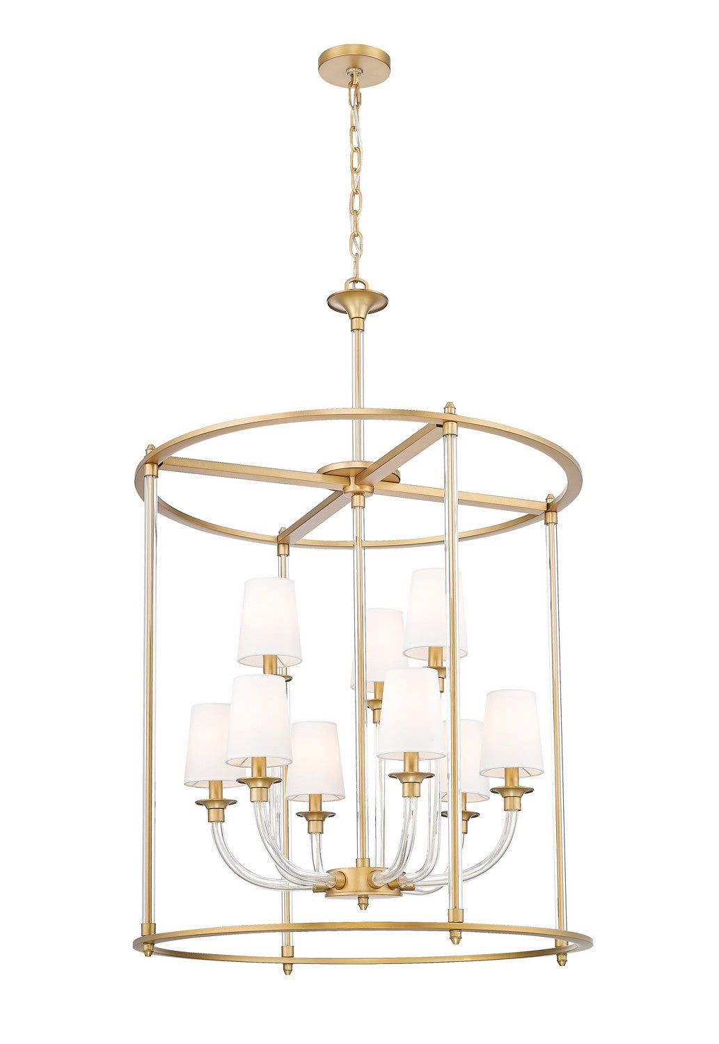Z-Lite - 1950-9C-RB - Nine Light Chandelier - Katerina - Rubbed Brass