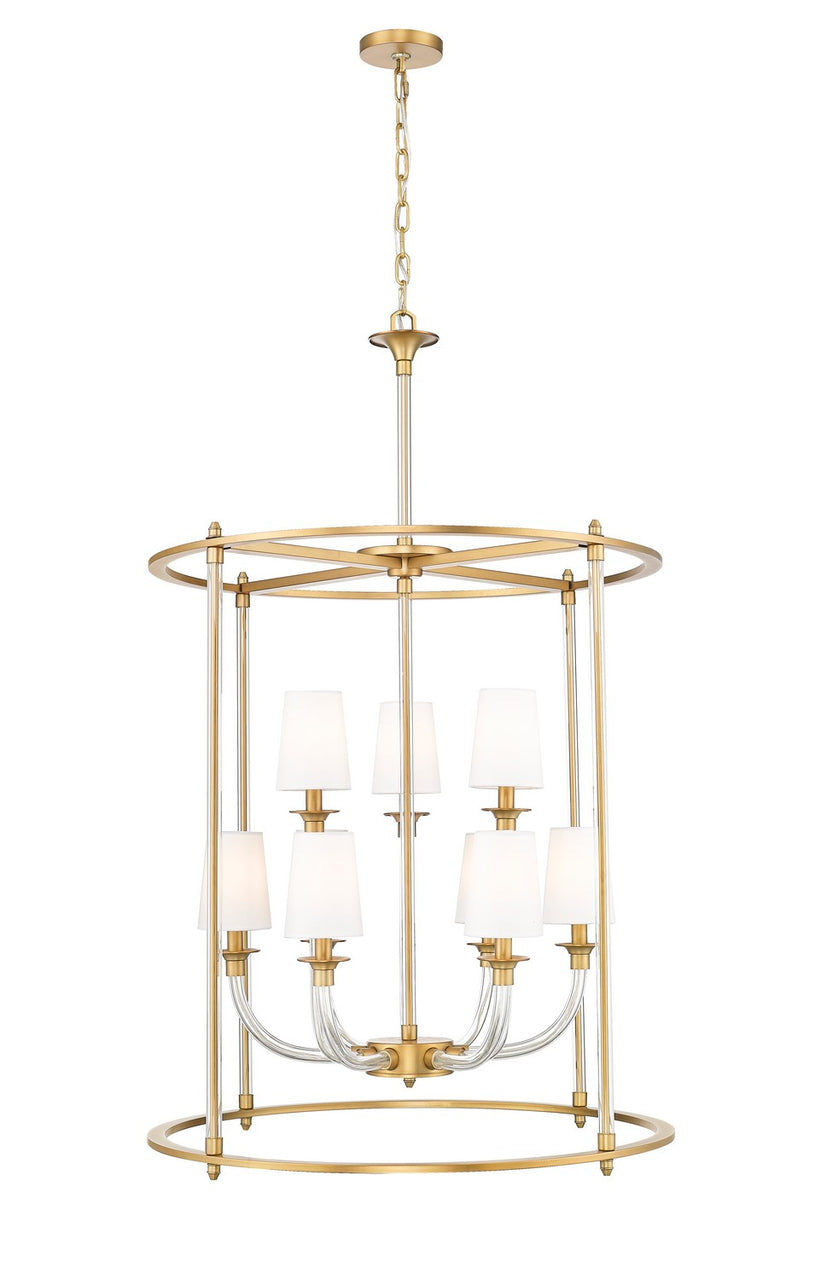 Z-Lite - 1950-9C-RB - Nine Light Chandelier - Katerina - Rubbed Brass