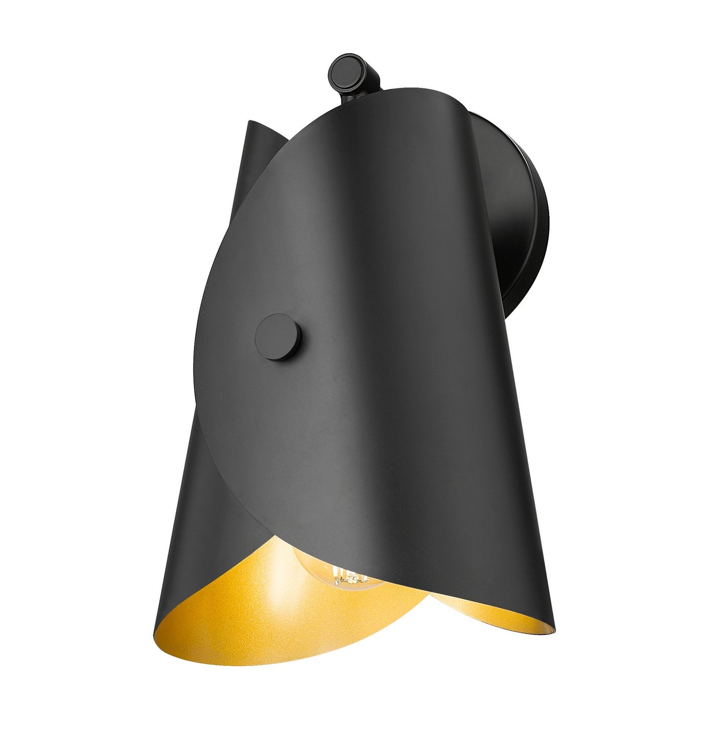 Z-Lite - 1951-1S-MB - One Light Wall Sconce - Salone - Matte Black