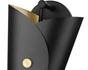 Z-Lite - 1951-1S-MB - One Light Wall Sconce - Salone - Matte Black