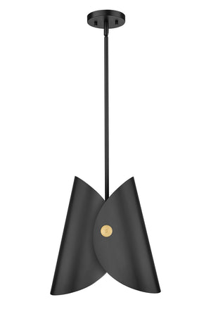 Z-Lite - 1951P11-MB - One Light Pendant - Salone - Matte Black