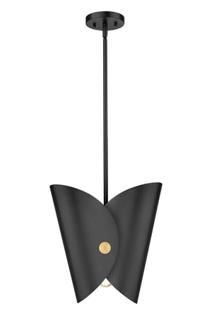 Z-Lite - 1951P11-MB - One Light Pendant - Salone - Matte Black