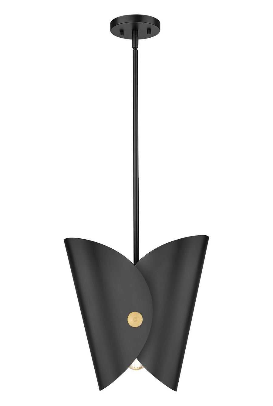Z-Lite - 1951P11-MB - One Light Pendant - Salone - Matte Black