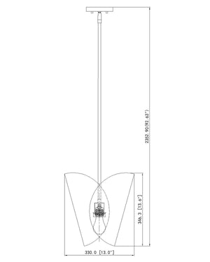 Z-Lite - 1951P11-MW - One Light Pendant - Salone - Matte White