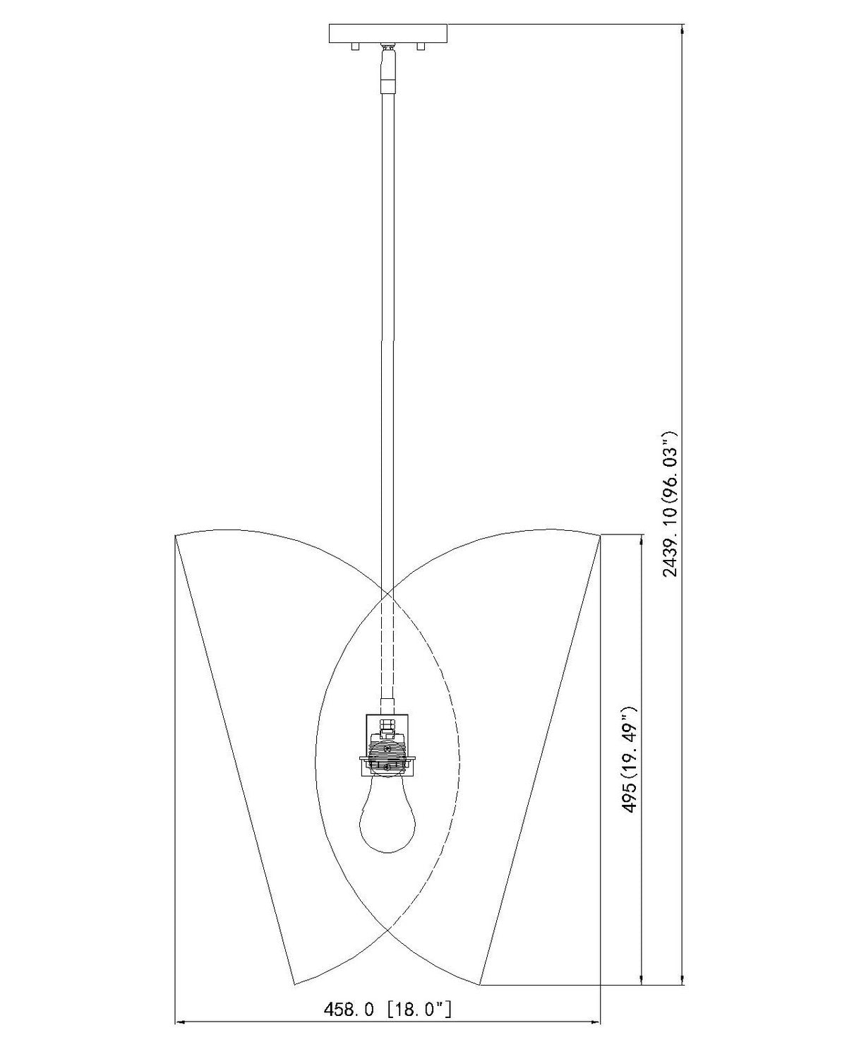 Z-Lite - 1951P18-MW - One Light Pendant - Salone - Matte White