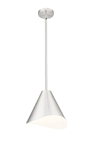 Z-Lite - 1952P12-BN - One Light Pendant - Aria - Brushed Nickel