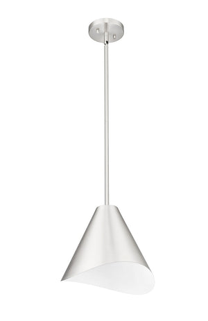Z-Lite - 1952P12-BN - One Light Pendant - Aria - Brushed Nickel