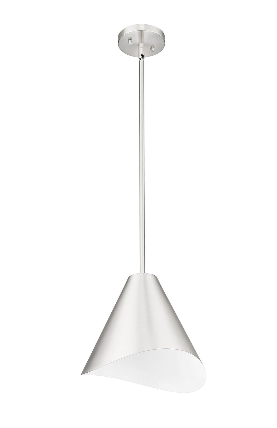Z-Lite - 1952P12-BN - One Light Pendant - Aria - Brushed Nickel