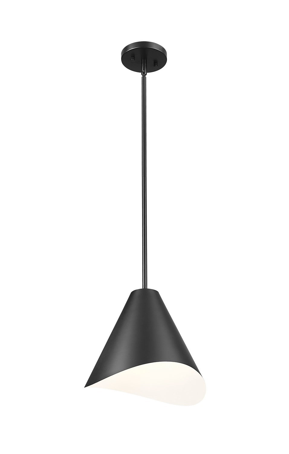 Z-Lite - 1952P12-MB - One Light Pendant - Aria - Matte Black