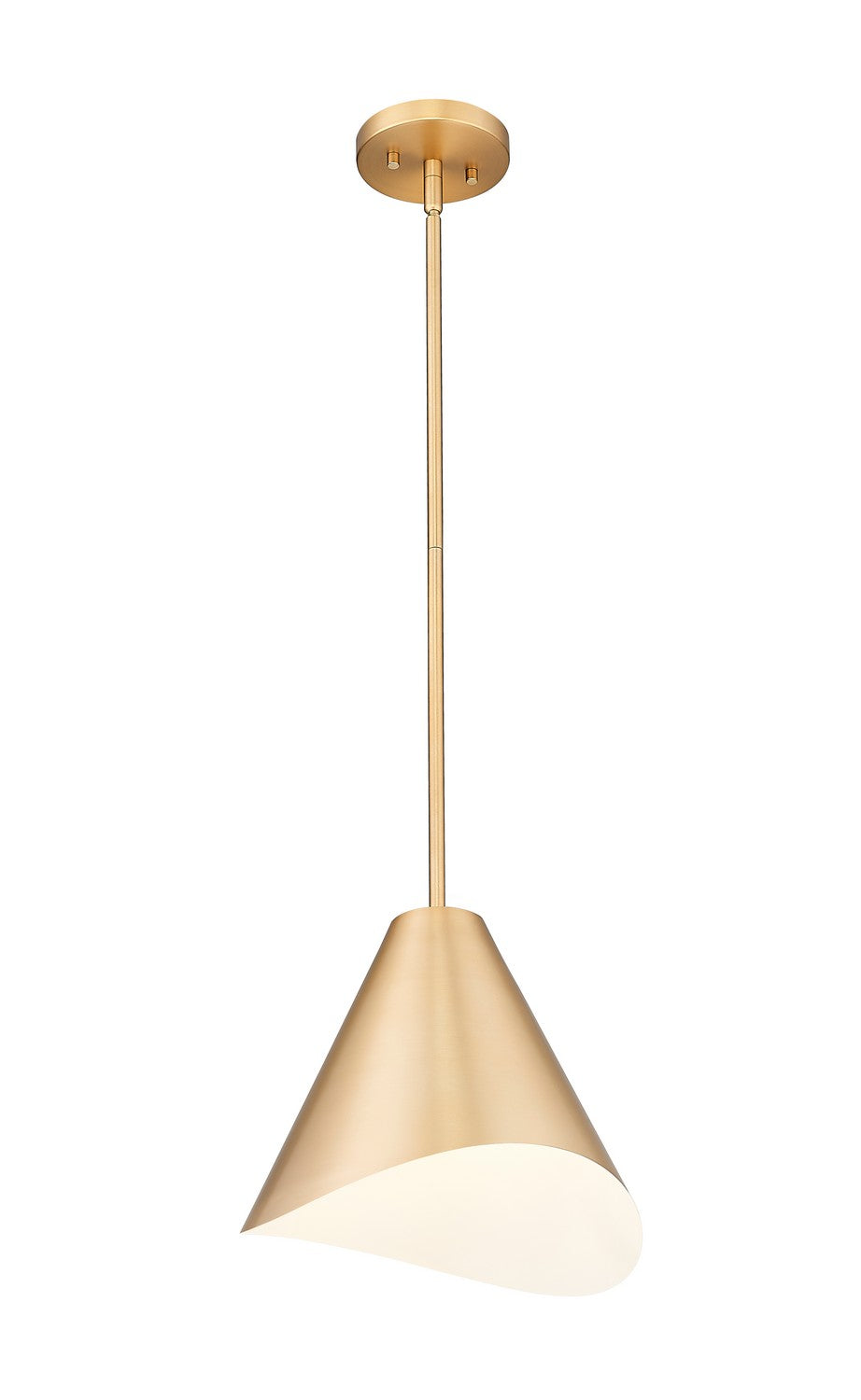 Z-Lite - 1952P12-MGLD - One Light Pendant - Aria - Modern Gold