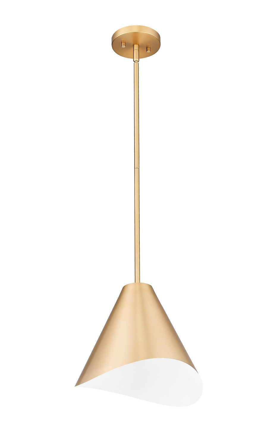 Z-Lite - 1952P12-MGLD - One Light Pendant - Aria - Modern Gold