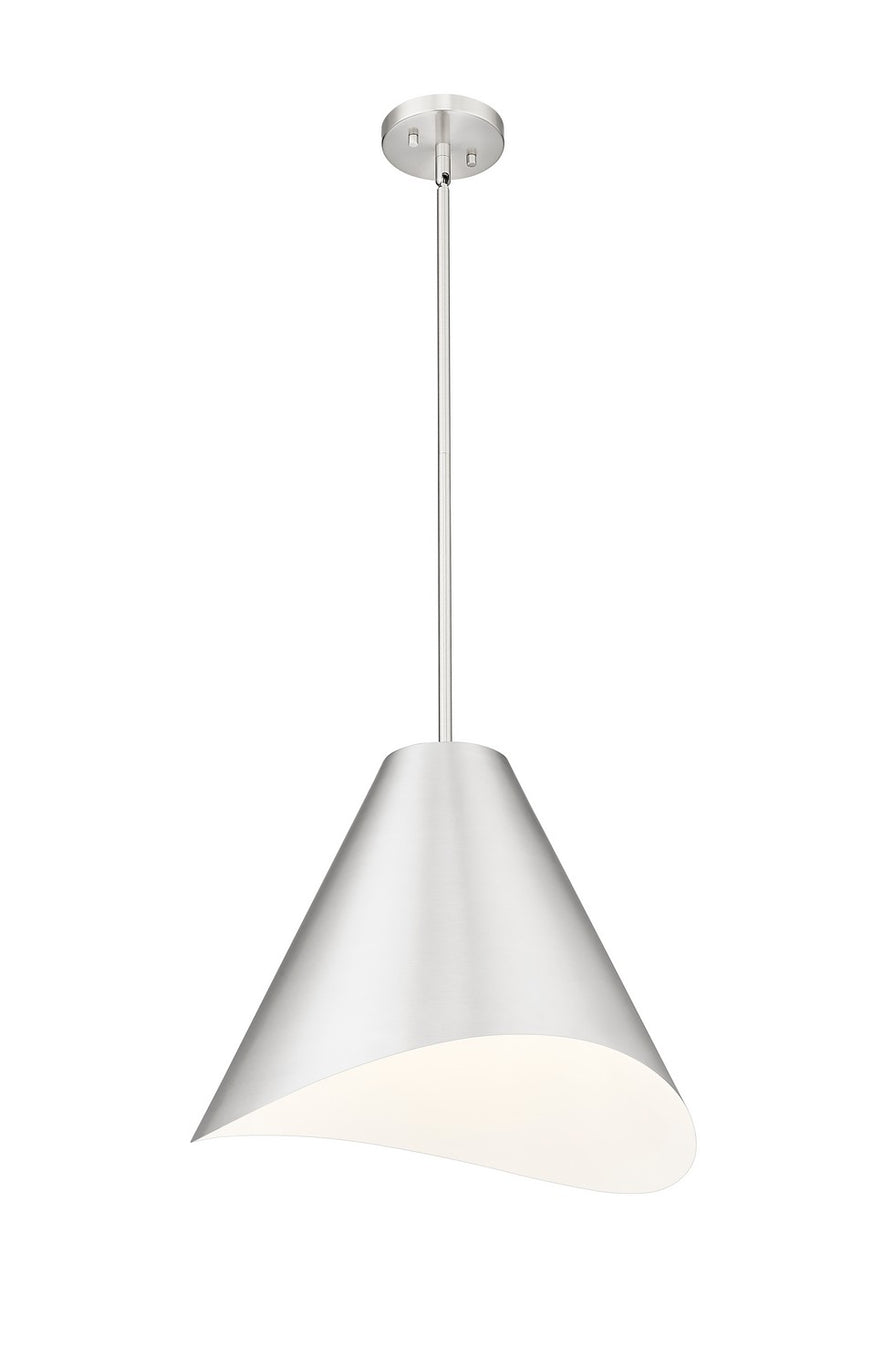 Z-Lite - 1952P18-BN - One Light Pendant - Aria - Brushed Nickel