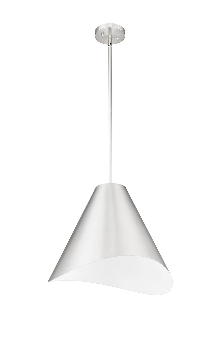 Z-Lite - 1952P18-BN - One Light Pendant - Aria - Brushed Nickel