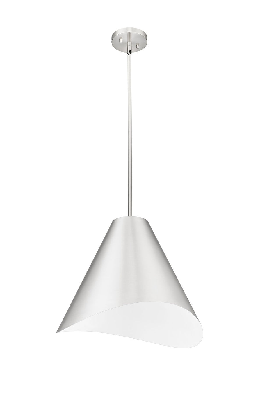 Z-Lite - 1952P18-BN - One Light Pendant - Aria - Brushed Nickel