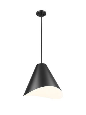 Z-Lite - 1952P18-MB - One Light Pendant - Aria - Matte Black