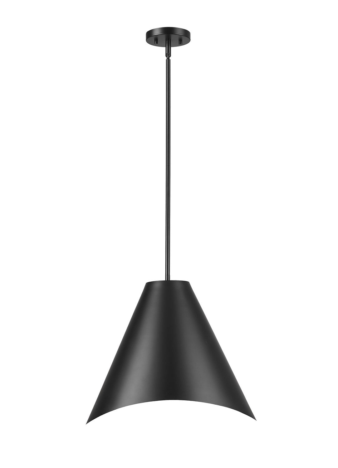 Z-Lite - 1952P18-MB - One Light Pendant - Aria - Matte Black