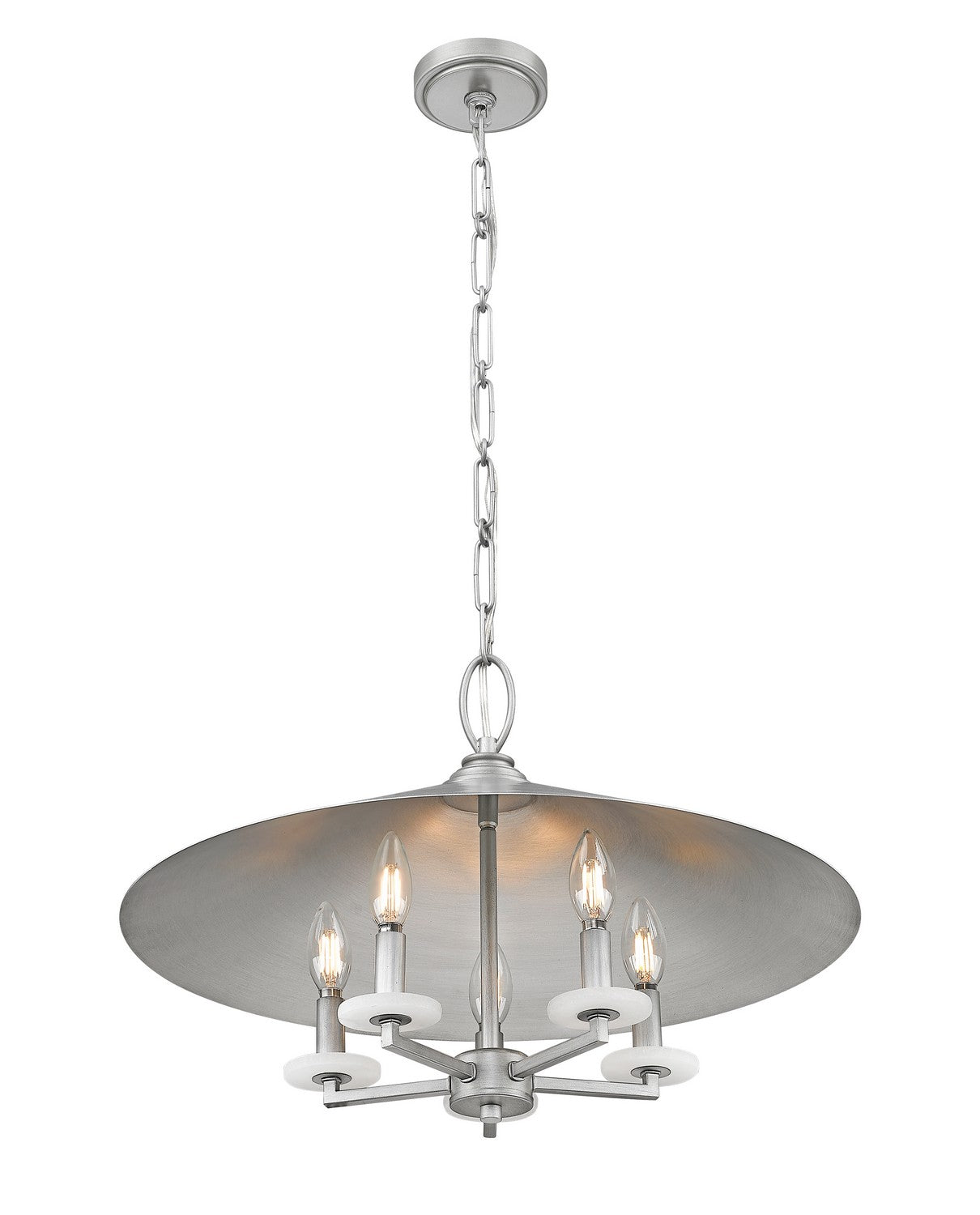 Z-Lite - 1953-22SPT - Five Light Pendant - Rialto - Signature Pewter