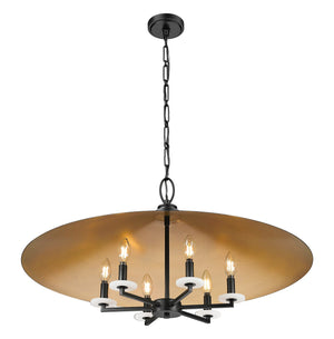 Z-Lite - 1953-32MB - Six Light Pendant - Rialto - Matte Black