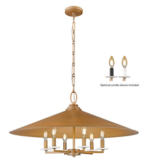 Z-Lite - 1953-32SGD - Six Light Pendant - Rialto - Signature Gold