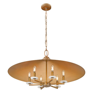Z-Lite - 1953-32SGD - Six Light Pendant - Rialto - Signature Gold